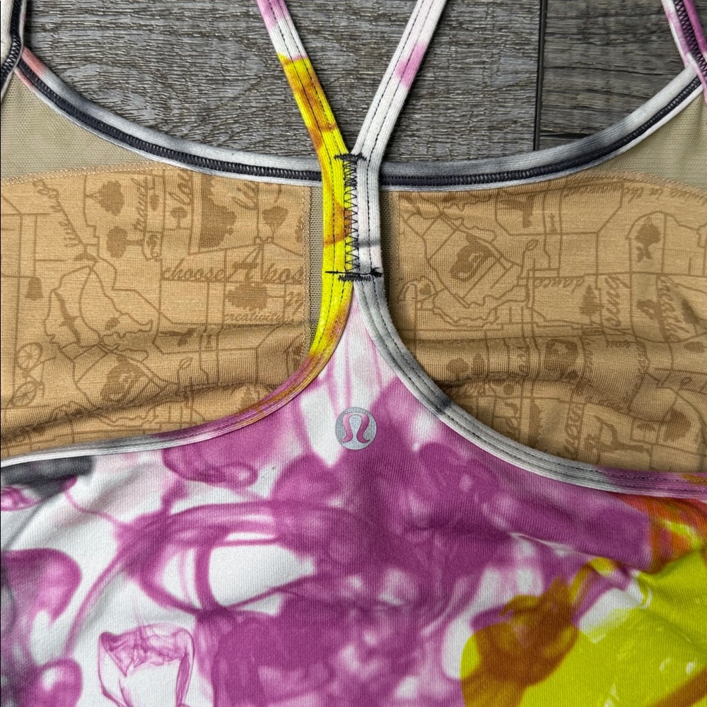 Rare lululemon athletica Multicolor/Tie Dye Top - Picture 5 of 6